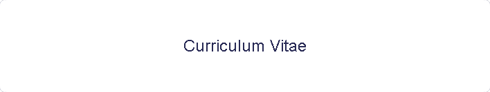 Curriculum Vitae